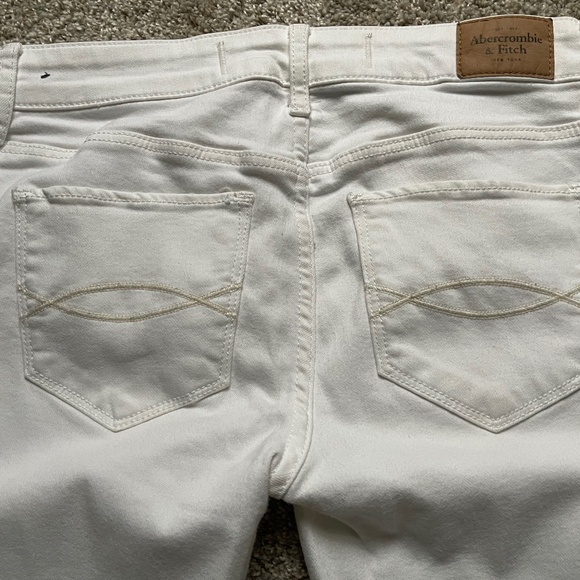 Abercrombie & Fitch Women's Jogging Size 26x29 White - Picture 4 of 8